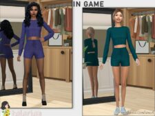 Sims 4 Elder Clothes Mod: Callie SET (Image #2)