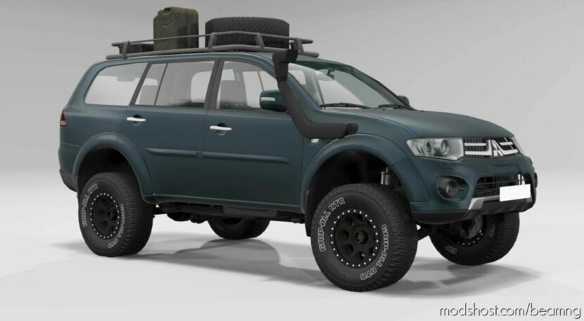 BeamNG Mitsubishi Car Mod: Pajero 0.29 (Featured)