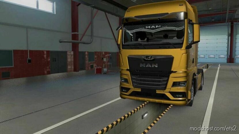 ETS2 MAN Part Mod: Animated Curtains MAN TGX 2020 (Featured)