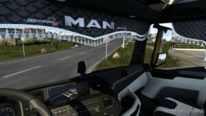 ETS2 MAN Part Mod: Animated Curtains MAN TGX 2020 (Image #3)