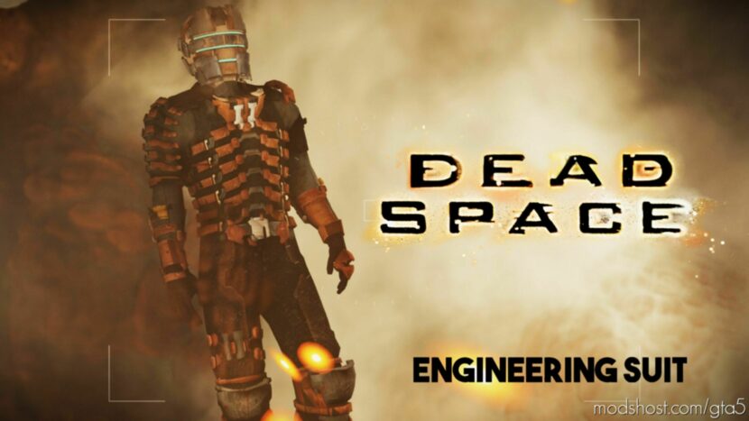 GTA 5 Player Mod: Dead Space : Engineering Suit (Featured)