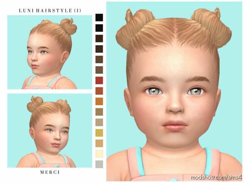 Sims 4 Kid Mod: Luni Hairstyle For Infants (Featured)