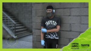 GTA 5 Player Mod: Trapstar X Corteiz NEW TEE Drops 28/07 (MP Male) (Image #3)