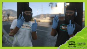 GTA 5 Player Mod: Trapstar X Corteiz NEW TEE Drops 28/07 (MP Male) (Image #5)