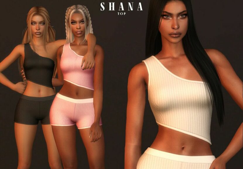 Sims 4 Teen Clothes Mod: Shana SET (Featured)