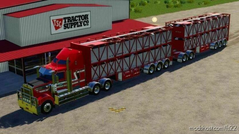 FS22 Kenworth Truck Mod: T408 SAR (Featured)