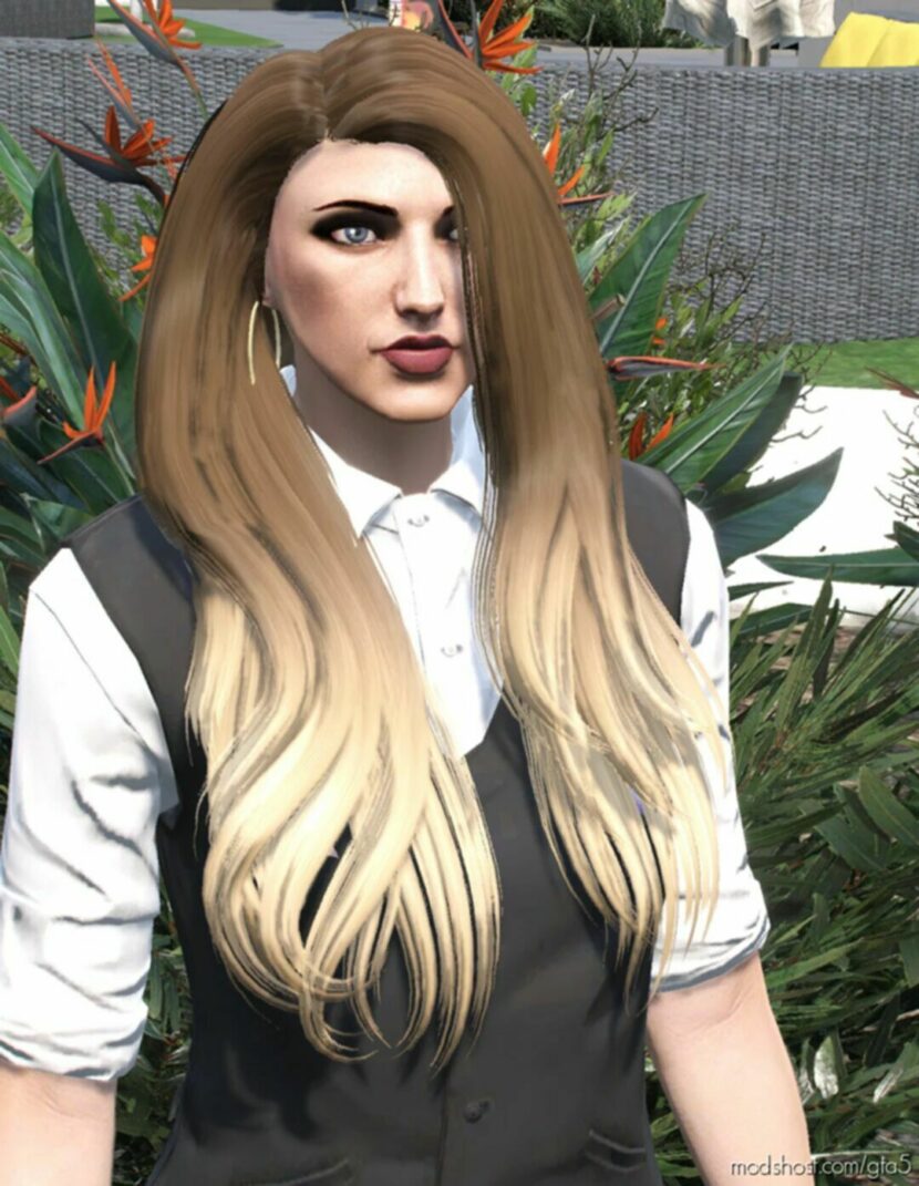 GTA 5 Player Mod: Long Hair Fivem/Sp (Featured)