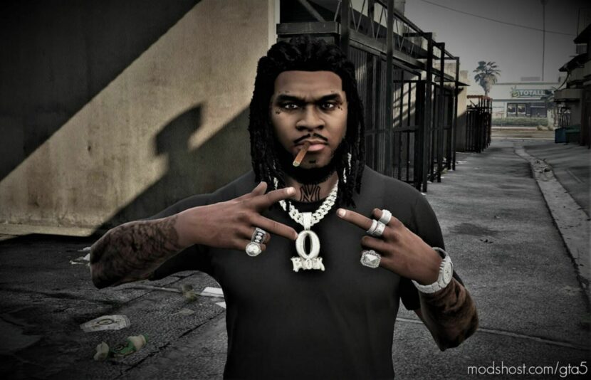 GTA 5 Player Mod: Long Dreads For Franklin (Featured)