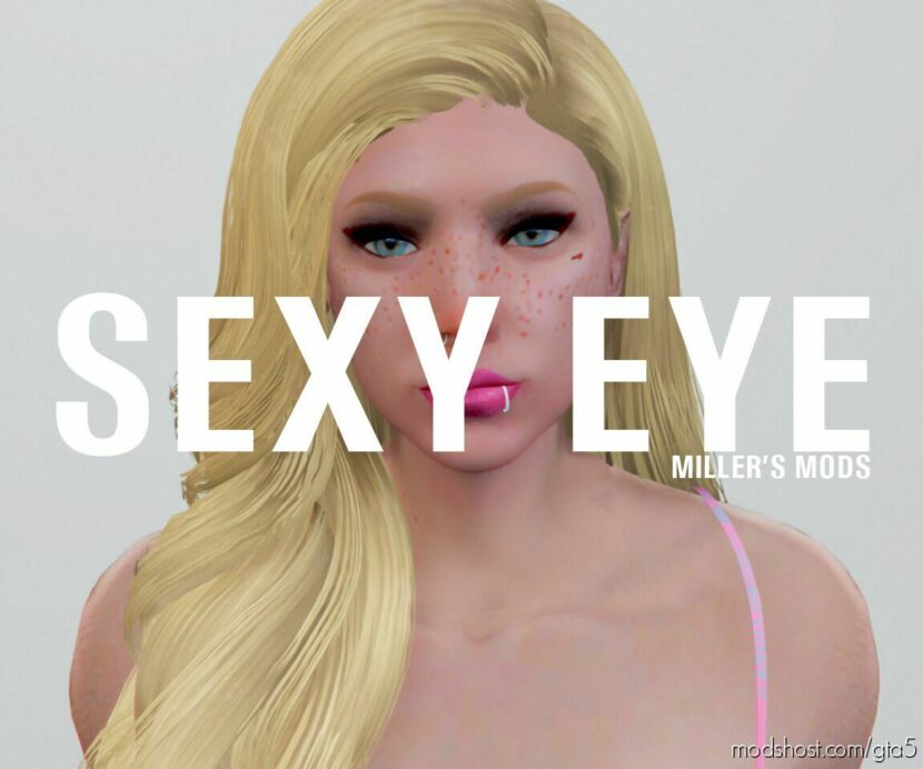 GTA 5 Player Mod: Sexy EYE Makeup For MP Female (Featured)