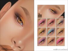 Sims 4 Eyeshadow Makeup Mod: Modern Basic Eyeshadow N241 (Featured)