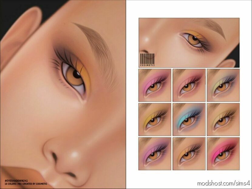 Sims 4 Eyeshadow Makeup Mod: Modern Basic Eyeshadow N241 (Featured)