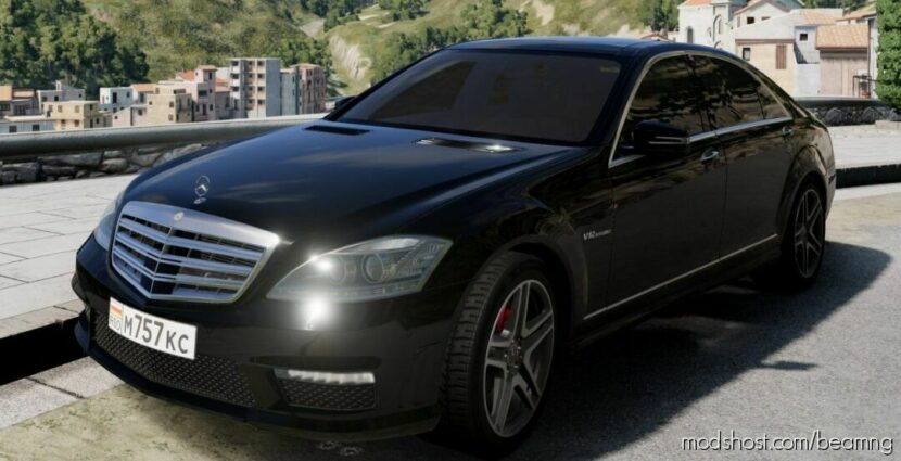 BeamNG Mercedes-Benz Car Mod: W221 V1.1 0.29 (Featured)