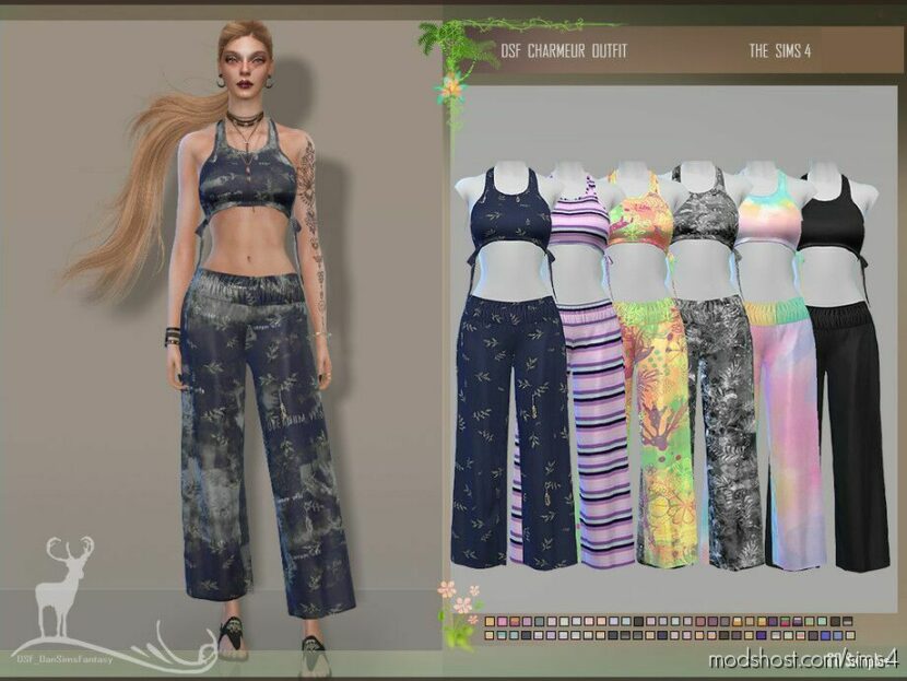 Sims 4 Elder Clothes Mod: Outfit Feuilles (Featured)