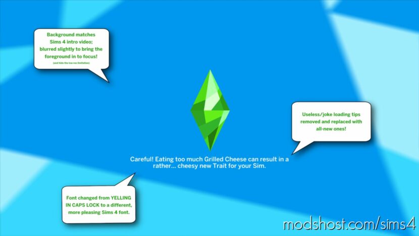 Sims 4 Mod: More Coherent Loading Screens (Featured)