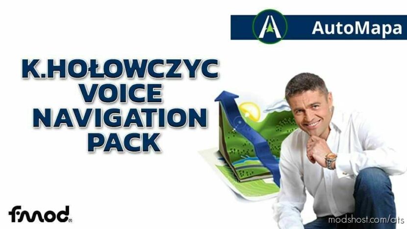 ATS Navigation Sound Mod: K.hołowczyc Voice Navigation Pack V3.6 (Featured)