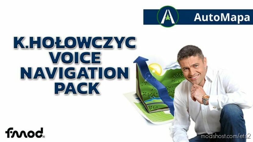 ETS2 Navigation Sound Mod: K.hołowczyc Voice Navigation Pack V3.6 (Featured)