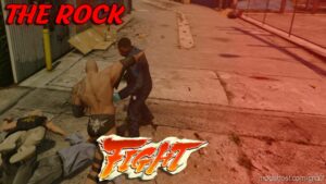 GTA 5 Player Mod: The Rock WWE Suit Add-On PED (Image #3)