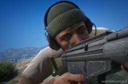 GTA 5 Player Mod: Boonie With Headset (Image #2)