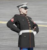 GTA 5 Player Mod: U.S Marine Corps Formals EUP SP & Fivem Addon (Image #3)