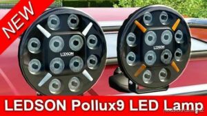 ETS2 Part Mod: Ledson Pollux 9 LED V1.2 1.48 (Featured)