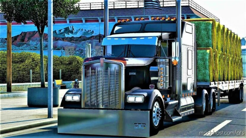 ATS Kenworth Truck Mod: Cttm Kenworth W900L Flatglass 1.48 (Featured)