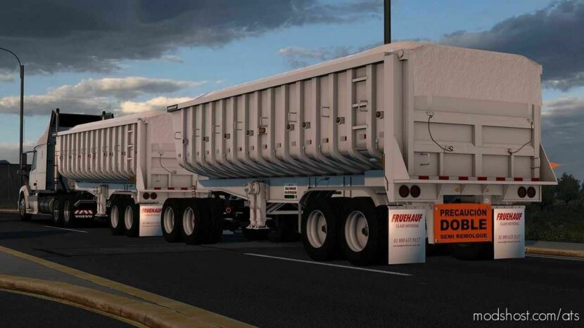 ATS Trailer Mod: 1973 Fruehauf Dump Single Ownable 1.48 (Featured)