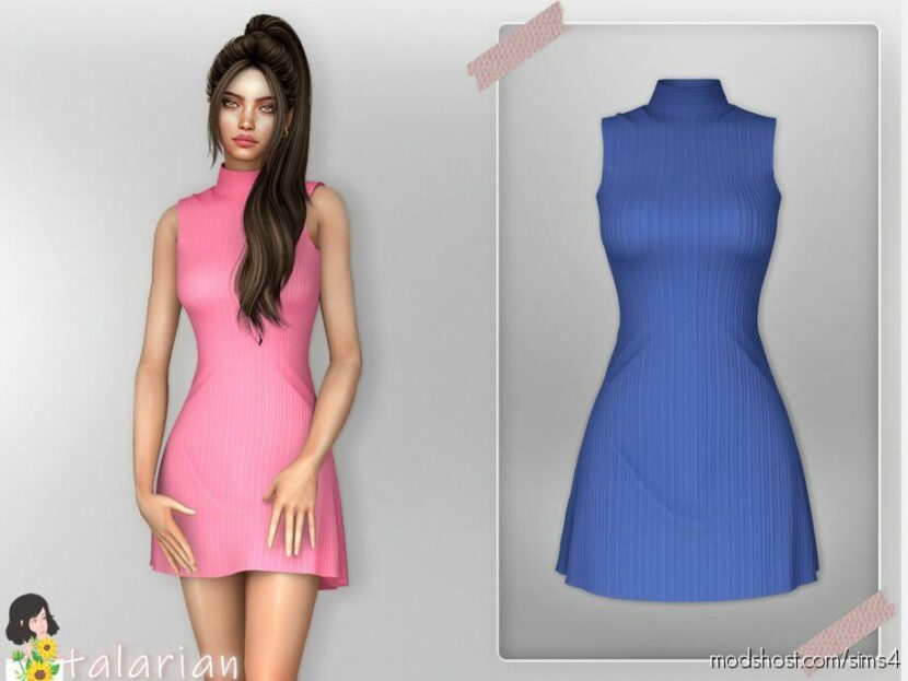 Sims 4 Elder Clothes Mod: Elsie Dress (Featured)