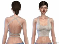 Sims 4 Elder Clothes Mod: Stefa TOP (Image #2)