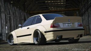 GTA 5 BMW Vehicle Mod: M3 E36 Rocket Bunny (Sarto Racing) V1.1 (Image #5)