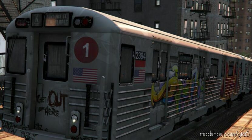 GTA 5 Vehicle Mod: MTA NEW York City Subway Train Liberty City (Featured)