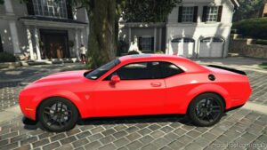 GTA 5 Dodge Vehicle Mod: 2021 Dodge Challenger SRT Ghoul (Image #2)