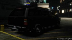 GTA 5 Chevrolet Vehicle Mod: 2003 Chevrolet Suburban Z71 Secret Service V1.2 (Image #4)