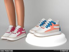 Sims 4 Kid Shoes Mod: Sneakers (Child) – S072315 (Featured)