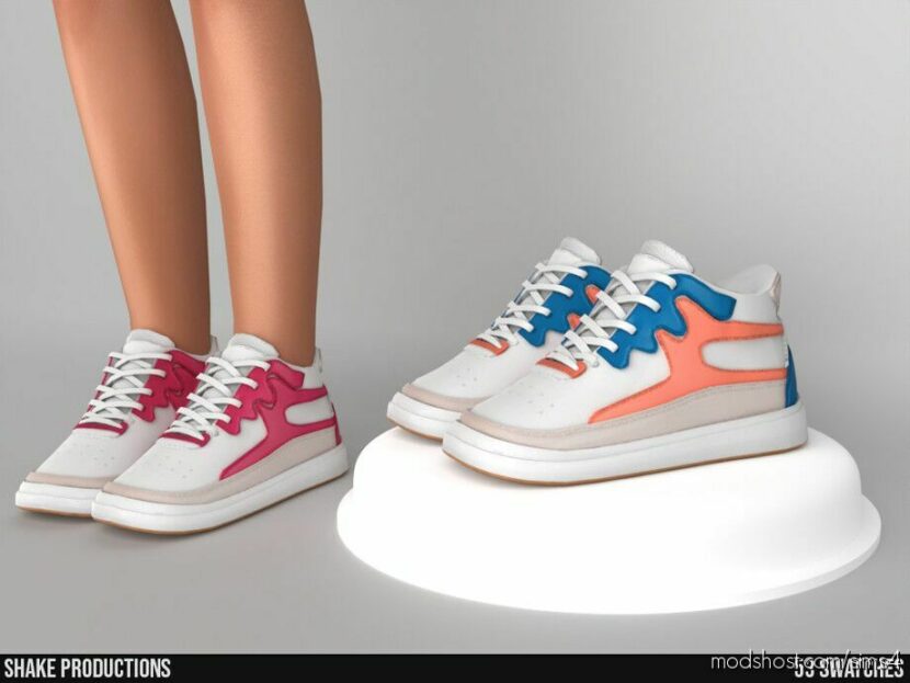 Sims 4 Kid Shoes Mod: Sneakers (Child) – S072315 (Featured)