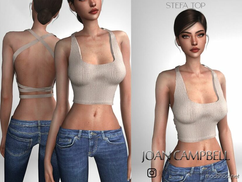 Sims 4 Elder Clothes Mod: Stefa TOP (Featured)