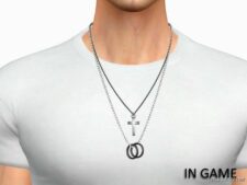 Sims 4 Male Accessory Mod: Trent Necklace (Featured)