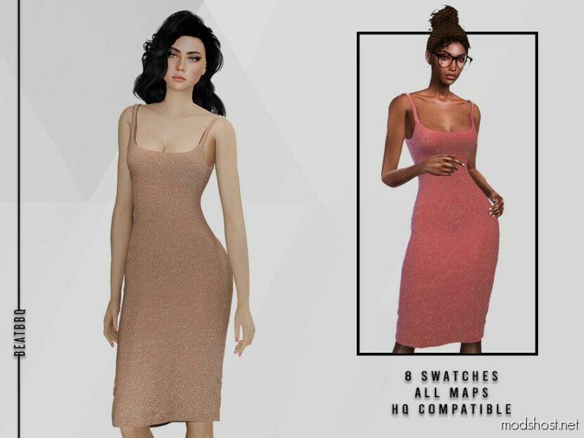 Sims 4 Adult Clothes Mod: Lylia Dress (Featured)