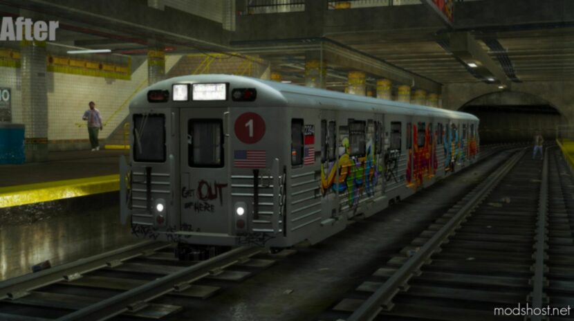 GTA 5 Vehicle Mod: NYC MTA Subway Train V1.3 (Featured)