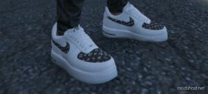 GTA 5 Player Mod: AIR Force 1 LOW “LV X Supreme” For MP Male (Image #3)