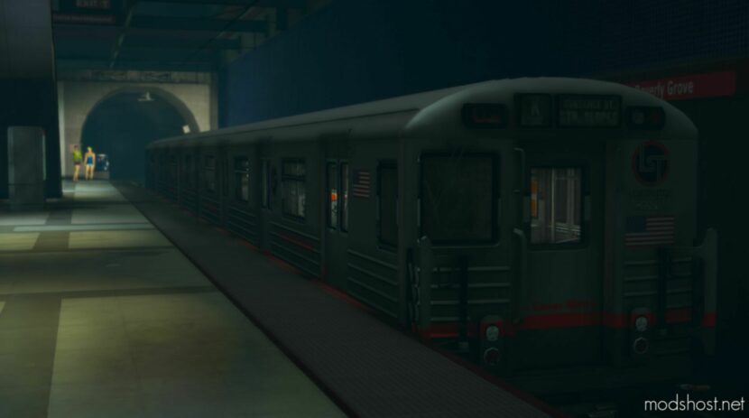 GTA 5 Vehicle Mod: LS Subway Train V1.2 (Featured)