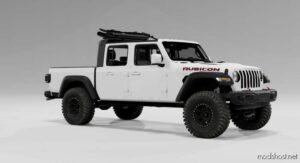 BeamNG Jeep Car Mod: Gladiator Rubicon 2021 V1.2 0.29 (Featured)