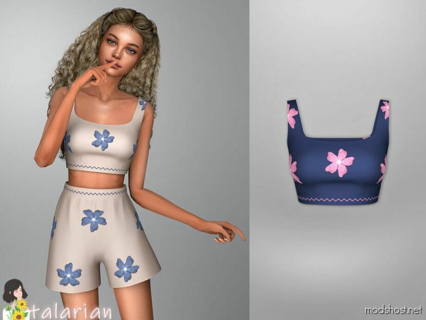 Sims 4 Female Clothes Mod: Alexandra SET (Featured)