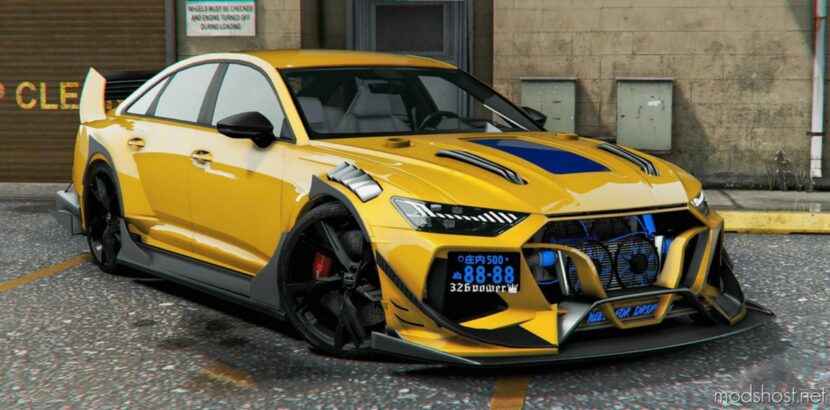 GTA 5 Audi Vehicle Mod: RS6 Customs (Featured)