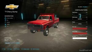 FS22 Chevy Car Mod: Dump Truck V1.1 (Image #3)