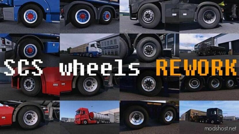 ETS2 Wheels Part Mod: SCS Wheels Rework (Featured)