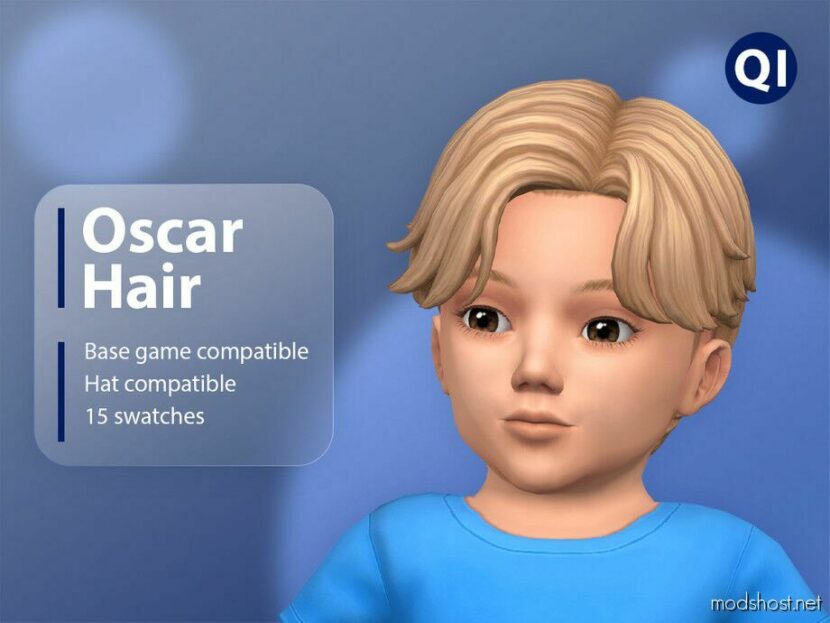 Sims 4 Kid Mod: Oscar Hair (Featured)