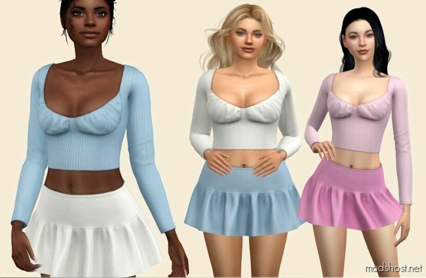 Sims 4 Elder Clothes Mod: Alexa SET (Featured)