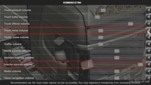 ETS2 Mod: Interior Rattle Sound Mod V1.1 (Image #2)