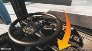 ETS2 Mod: Animated Steering Wheel, Pedals + Custom Dashboard V1.3.2 (Image #3)