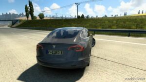 ETS2 Tesla Car Mod: Model 3 2018 (Featured)